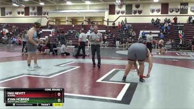 285 lbs Cons. Round 1 - Kyan McBride, South Tama County vs Max Nevitt, Algona