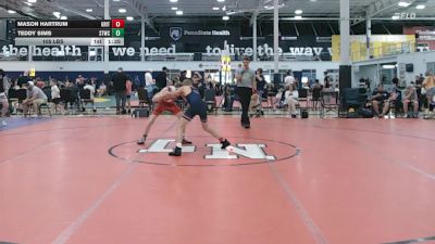 105 lbs Rr Rnd 5 - Mason Hartrum, Grit Mat Club - MS vs Teddy Sims, Shore Thing WC - MS