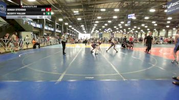 120 lbs Rr Rnd 3 - Jonah Stevens, Journeymen Wrestling Red vs Scotty Fuller, Flickr Boyz Daifugo