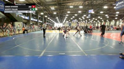 120 lbs Rr Rnd 3 - Jonah Stevens, Journeymen Wrestling Red vs Scotty Fuller, Flickr Boyz Daifugo