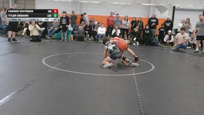 92 lbs Round 8 (10 Team) - Tyler Demand, Lake WC vs Parker Duitsman, Prodigy