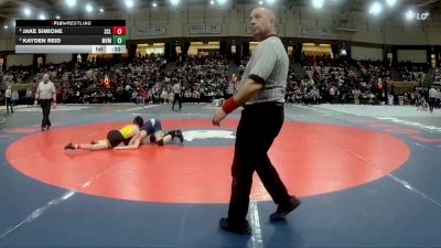 106-2A/1A 3rd Place Match - Jake Simione, South Carroll vs Kayden Reid, Manchester Valley