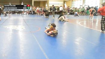 77 lbs Rr Rnd 2 - Colton Collins, Kingsway - ESC vs Liam Mccormack, Empire Wrestling Academy 1 - ESC