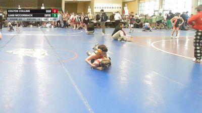 77 lbs Rr Rnd 2 - Colton Collins, Kingsway - ESC vs Liam Mccormack, Empire Wrestling Academy 1 - ESC