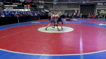 7A 126 lbs Cons. Round 2 - Sam Mock, Smiths Station Hs vs Zander Samargia, Bob Jones