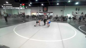73 lbs Consi Of 4 - Ben Espinosa, Silvaback TC vs Jay Hernandez, Madera WC