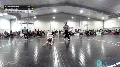 46 lbs Semifinal - Rodrick Waitkus, Team Tulsa Wrestling Club vs Dallas McClain, Berryhill Wrestling Club
