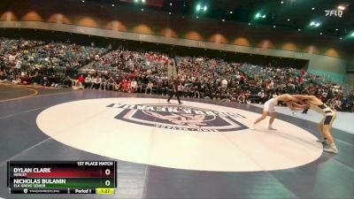 132 lbs 1st Place Match - Dylan Clark, Henley vs Nicholas Bulanin, Elk Grove Senior