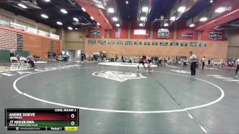 157 lbs Cons. Round 2 - JT Nishikawa, Menlo Wrestling CLub vs Andre Doeve, Rio Hondo