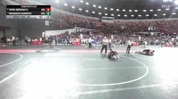 95 lbs Cons. Round 4 - John Mensah Ii, Askren Wrestling Academy vs Branson Burwitz, Team Nazar Training Center