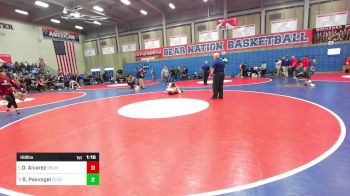 128 lbs Round Of 16 - Damian Alvarez, Selma vs Bryce Pasvogel, Clovis North