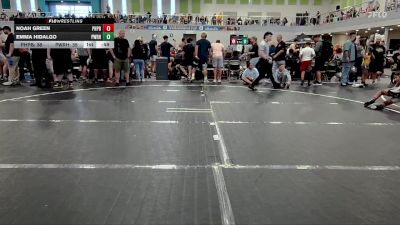 95 lbs Round 1 (10 Team) - Emma Hidalgo, Powerhouse vs Noah Green, Panhandle Pitbulls