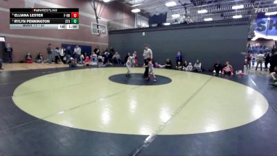 37 lbs Round 2 - Rylyn Pennington, Small Town Grims vs Elliana Lester, FLIGHT - Vallivue Wrestling