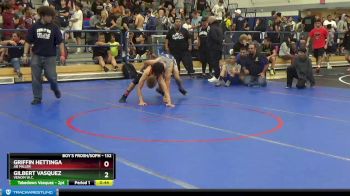 132 lbs 3rd Place Match - Griffin Hettinga, AB Miller vs Gilbert Vasquez, Venom W.C.