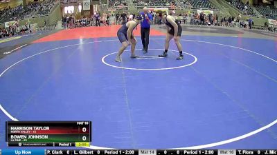 287 lbs Round 2 (4 Team) - Harrison Taylor, North Valley vs Bowen Johnson, La Pine