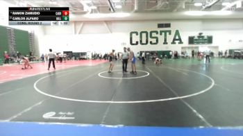 120 lbs Cons. Round 2 - Carlos Alfaro, Sonora vs Ramon Zamudio, San Gabriel