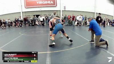 125 lbs Cons. Semi - Levi Burkett, Ground Up USA vs Braxton Bean, Prince William Wrestling Club