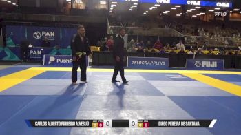 Diego Pereira De Santana vs Carlos Alberto Pinheiro Alves Jú 2025 Pan Jiu Jitsu IBJJF Championship