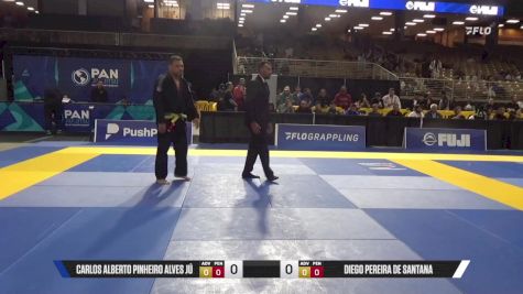 Diego Pereira De Santana vs Carlos Alberto Pinheiro Alves Jú 2025 Pan Jiu Jitsu IBJJF Championship