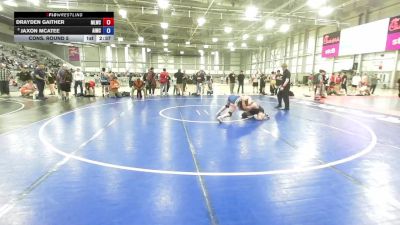 138 lbs Cons. Round 5 - DRAYDEN GAITHER, Moses Lake Wrestling Club vs Jaxon McAtee, Askeo International Mat Club