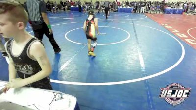 75 lbs Round Of 16 - Croix Fendley, Team Conquer Wrestling vs Talon Peterpaul, Powerhouse Wrestling