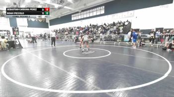 132 lbs Cons. Round 2 - Noah Piccolo, Trabuco Hills vs Sebastian Cardona Perez, Santa Ana