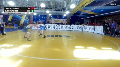 132 lbs Champ. Round 2 - Landon Caviness, Tocoi Creek vs Isaiah Washner, Fleming Island