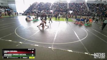 126 lbs Quarterfinal - Brenden Jorden Agcaoili, SLAM! NEVADA vs Orion Cervera, Basic