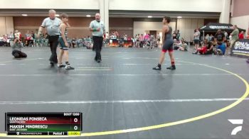 101/112 1st Place Match - Maksim Mindrescu, East Jackson vs Leonidas Fonseca, Unattached