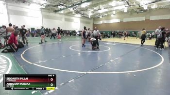 157 lbs Cons. Round 4 - Siddarth Pillai, La Canada vs Abraham Maidaa, Ramona