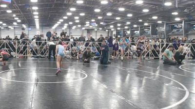 80 lbs Round 1 (9am Saturday) - Jillian Vollhardt, Cali Pink vs Khloe Kirkorian, Team VA/USA