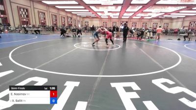 136 lbs Semifinal - Edward Nasimov, Ny vs Xyler Sallit, Pa
