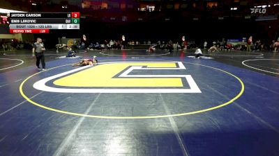 125 lbs Round Of 32 - Jayden Carson, Little Rock vs Enis Ljikovic, Davidson