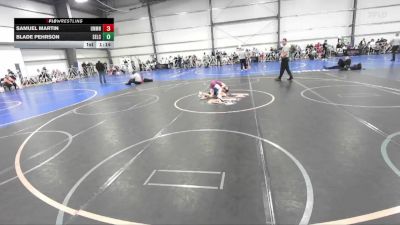 76 lbs Round 2 (10:45am Saturday) - Blade Pehrson, SELECT, UT vs Samuel Martin, Untouchables, MN