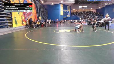 126 lbs Cons. Round 3 - Austin Guerrieri, Cape Henlopen vs Peter Rincan, Northfield Mt Hermon