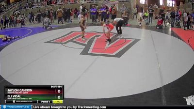 70 lbs Cons. Round 3 - Jaylon Cannon, Deschutes Mat Club vs Eli Vidal, Panther Kids Wrestling