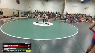 144A Quarterfinal - Andrew McKinney, Laramie vs Michael Bernal, Worland