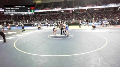 II-190 lbs Champ. Round 1 - Cole Matteson, Onteora vs Nate Boyd, Trinity School