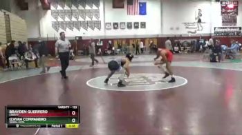 132 lbs Cons. Round 4 - Brayden Guerrero, Liberty vs Izayah Companero, Sierra Vista