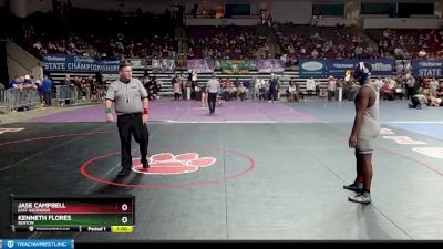 D 1 215 lbs Cons. Round 4 - Kenneth Flores, Benton vs Jase Campbell, East Ascension