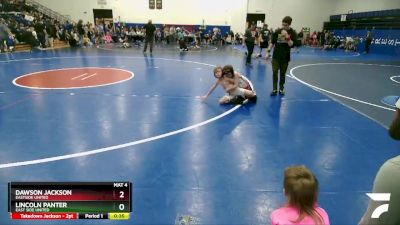 56 lbs Semifinal - Dawson Jackson, Eastside United vs Lincoln Panter, East Side United