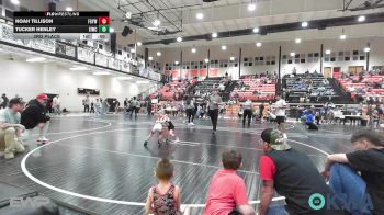 45 lbs 3rd Place - Noah Tillison, Fort Gibson Youth Wrestling vs Tucker Henley, Eufaula Ironheads Wrestling Club