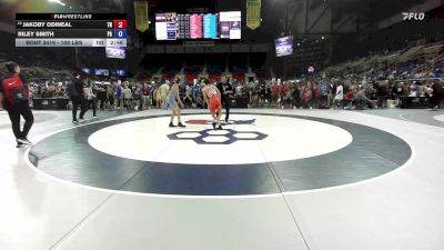 100 lbs Cons. Sub-quarters - Jakoby Odineal, TN vs Riley Smith, PA