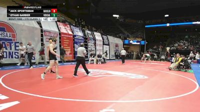 175 Class 1 lbs Champ. Round 1 - Jack Sportsman, Marceline vs Ethan Garber, Versailles