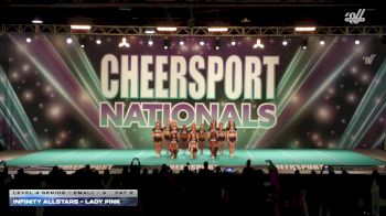Infinity Allstars - Lady Pink [2026 L4 Senior - Small - A Day 2] 2026 CHEERSPORT National All Star Cheerleading Championship