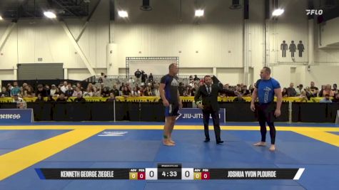 Joshua Yvon Plourde vs Kenneth George Ziegele 2025 World IBJJF Jiu-Jitsu No-Gi Championship