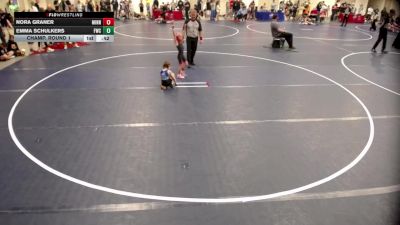 8U GIRLS - 44.8-49.2 Quarters - Halle Simon, New Prague Wrestling vs Aubrey Goth, Summit Wrestling Academy