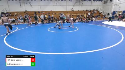 126 lbs Cons. Round 6 - Mateo Saint Valdez, Las Lomas vs Leo Champagne, NorCal Takedown