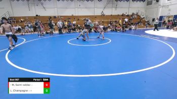 126 lbs Cons. Round 6 - Mateo Saint Valdez, Las Lomas vs Leo Champagne, NorCal Takedown