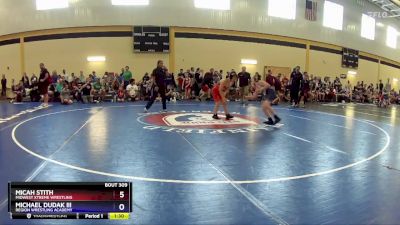 84 lbs Quarterfinal - Micah Stith, Midwest Xtreme Wrestling vs Michael Dudak Iii, Region Wrestling Academy